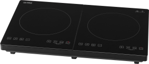 DOUBLE INDUCTION COOKING PLATE 3500W, SECTIONAL GLASS PLATES