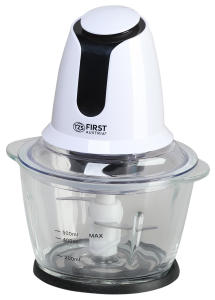 MINI CHOPPER 500W, 4 BLADES, 1.2L GLASS, 1 SPEED