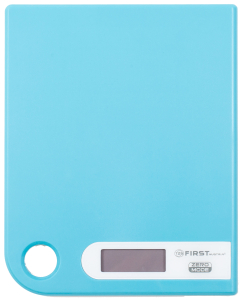 KITCHEN SCALE ELECTRONIC, CAP. 5KG/1G, WITH HOLE, LIGHT BLUE