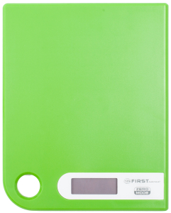 KITCHEN SCALE ELECTRONIC, CAP. 5KG/1G, WITH HOLE, GREEN