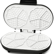 DOBLE WAFFLE MAKER WITH ADJ. THERMOSTAT, 1000W, CERAMIC