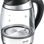 GLASS WATER KETTLE, 360°, 1.8L, MAX 2.200W, VAR. TEMP.