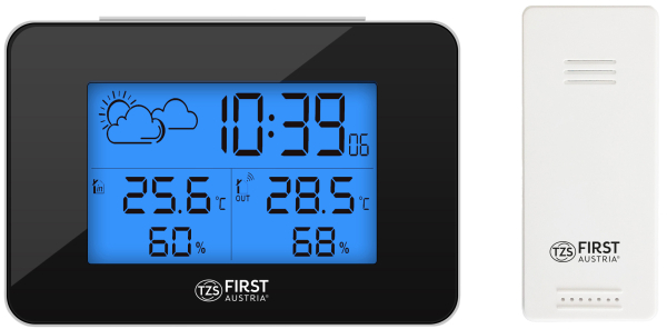 WEATHER STATION, TEMP. IN & OUTDOOR, HYGRO, FORECAST