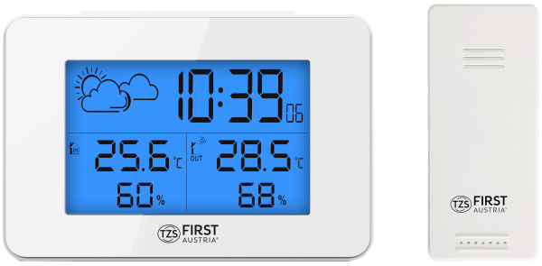 WEATHER STATION, TEMP. IN & OUTDOOR, HYGRO, FORECAST