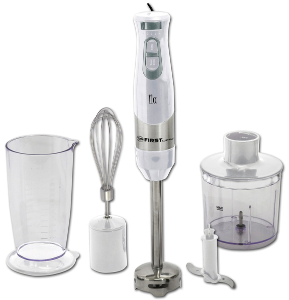 STICK BLENDER, 600W DC, S/S ROD, 0.4L PROCESSOR BOWL