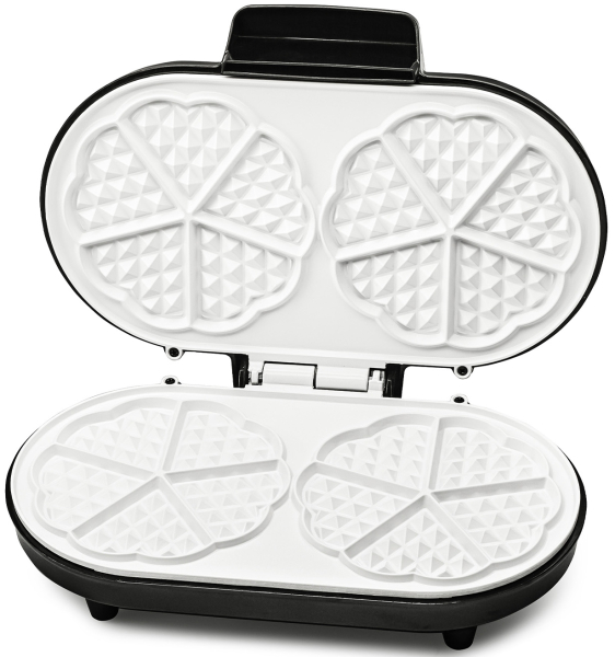 DOBLE WAFFLE MAKER WITH ADJ. THERMOSTAT, 1000W, CERAMIC