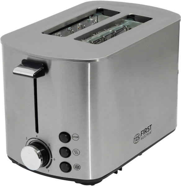 TOASTER STAINLESS STEEL, 2 SLOTS, 2 SLICES , 850W