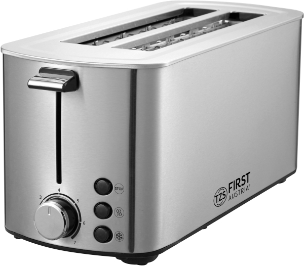 TOASTER STAINLESS STEEL, 2 LONG SLOTS, 4 SLICES, 1400W