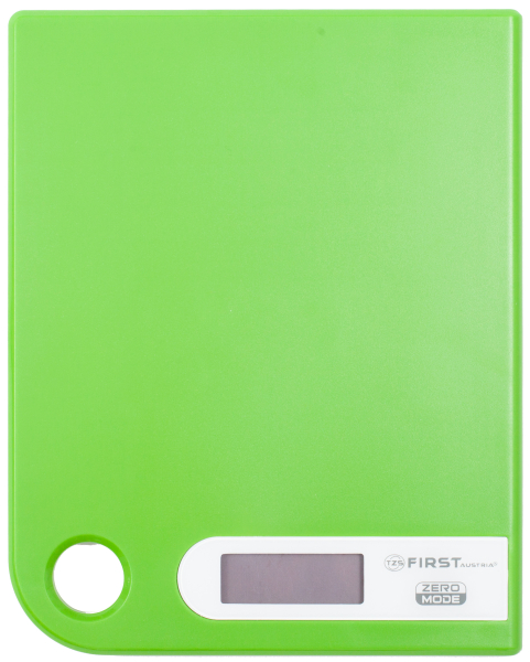 KITCHEN SCALE ELECTRONIC, CAP. 5KG/1G, WITH HOLE, GREEN
